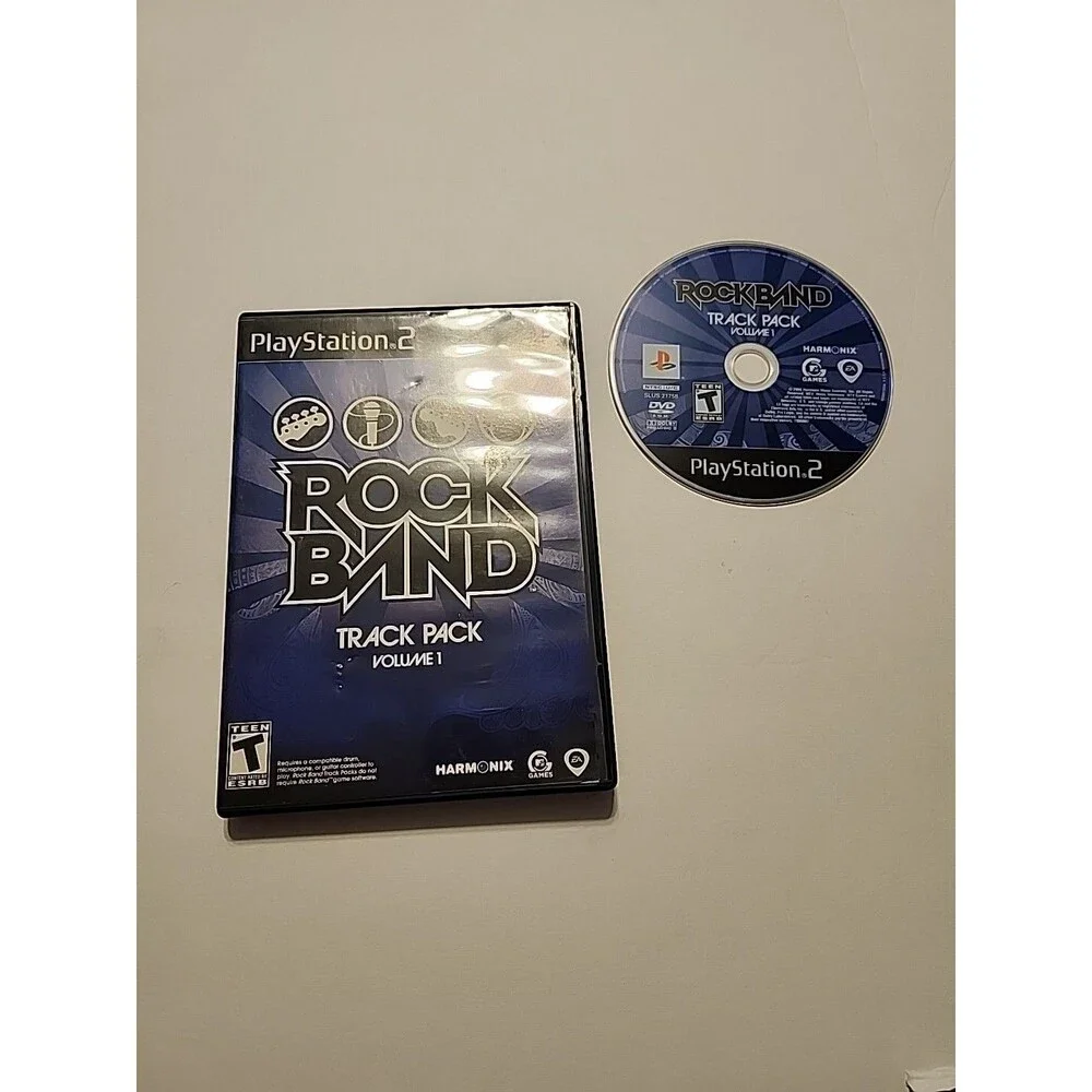 Rock Band Track Pack Vol. 1 - Sony PlayStation 2 No Manual